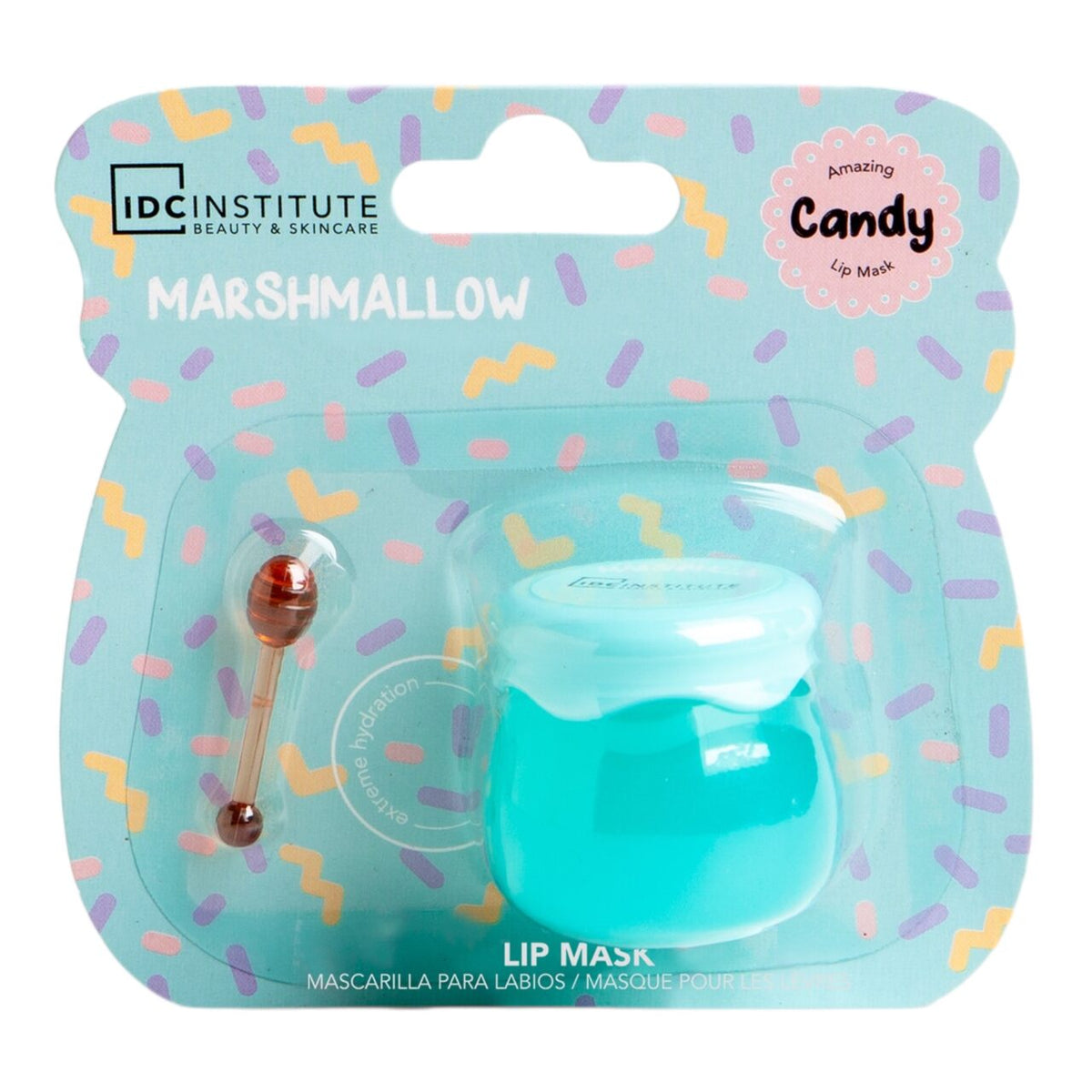 Masca de buze cu aroma de marshmallow Candy IDC Institute 68114M, 6 g