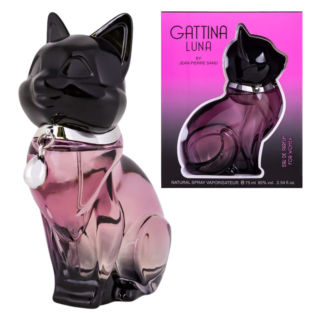 Apa de parfum pentru femei Gattina Luna Accentra 8256178, 75 ml
