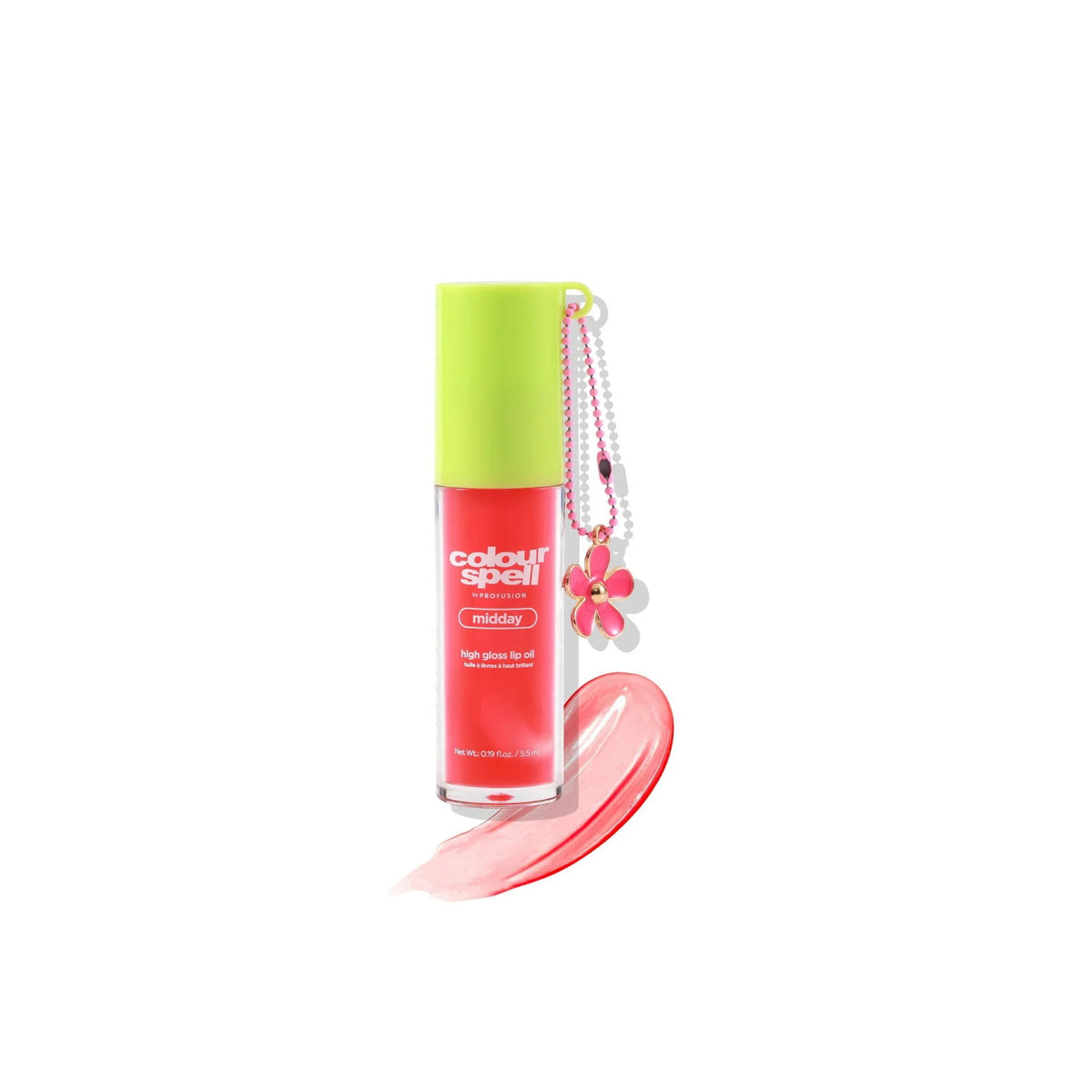 Profusion Cosmetics, Colour Spell, High Shine, Lip Oil, Midday, 5.5 ml