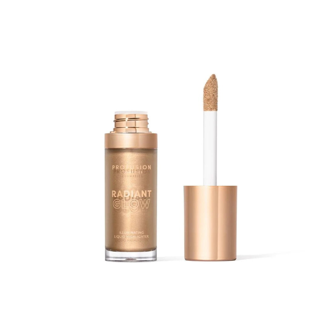 Profusion Cosmetics, Radiant Glow, Fresh Glow, Liquid Highlighter, Champagne, For Face, 14.5 ml