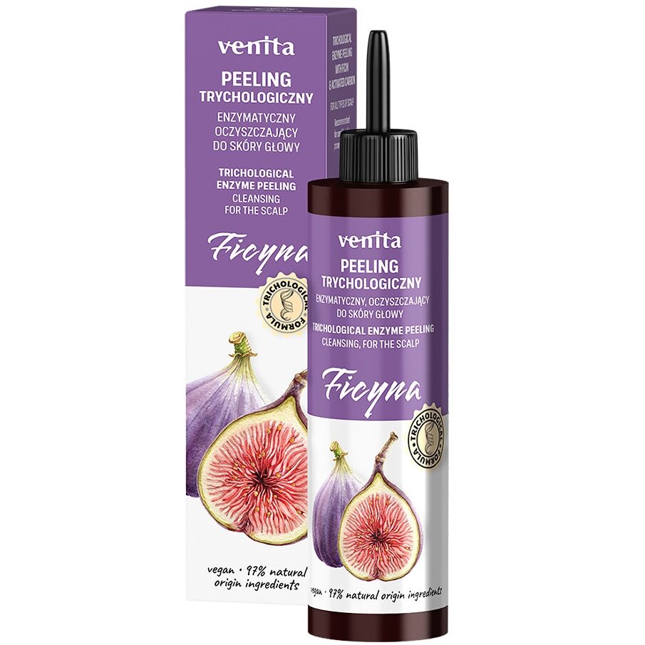 Peeling enzimatic pentru scalp cu ficina, Venita, 100ml