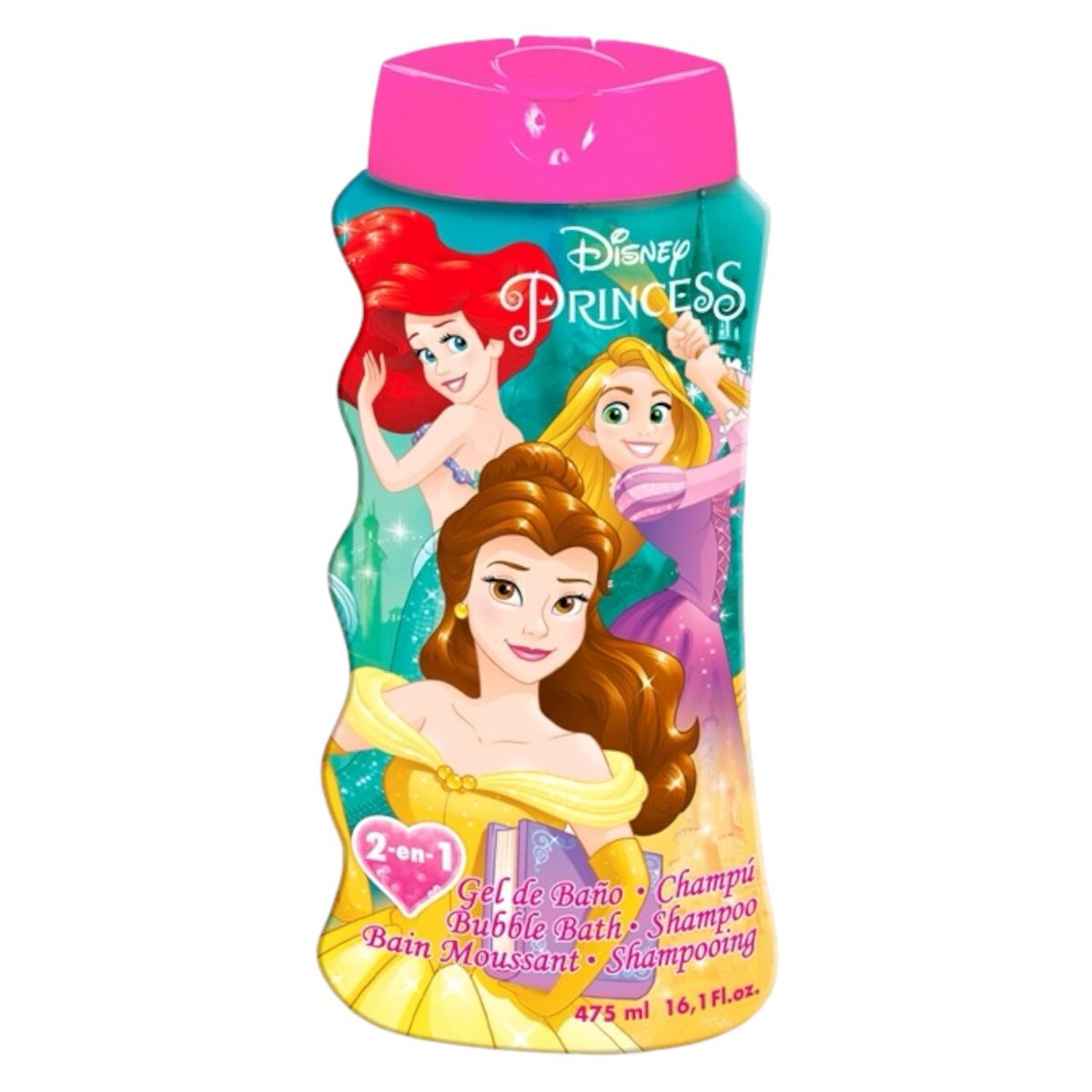 Gel de dus si sampon 2 in 1, Princess, Fetite, 475 ml