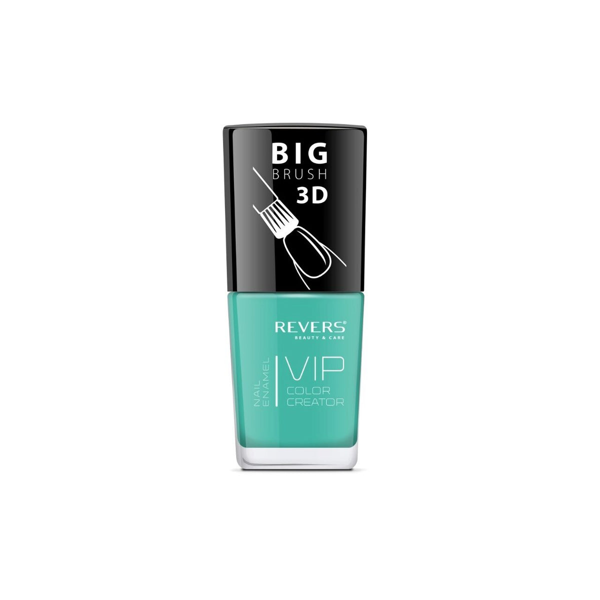 Lac de unghii Vip, 3D, Revers, verde, 12 ml, Nr 057 - Lucios