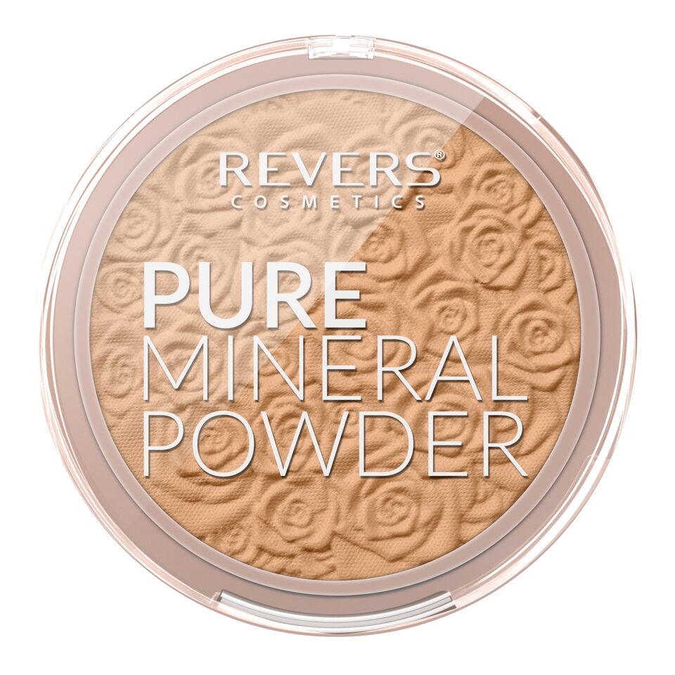 Pudra pentru fata, Compacta, Mineral Pure, Revers, 9g, 06