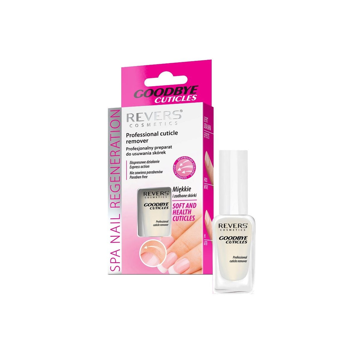 Gel pentru indepartarea cuticulelor, Good bye Cuticles, Revers, 10ml