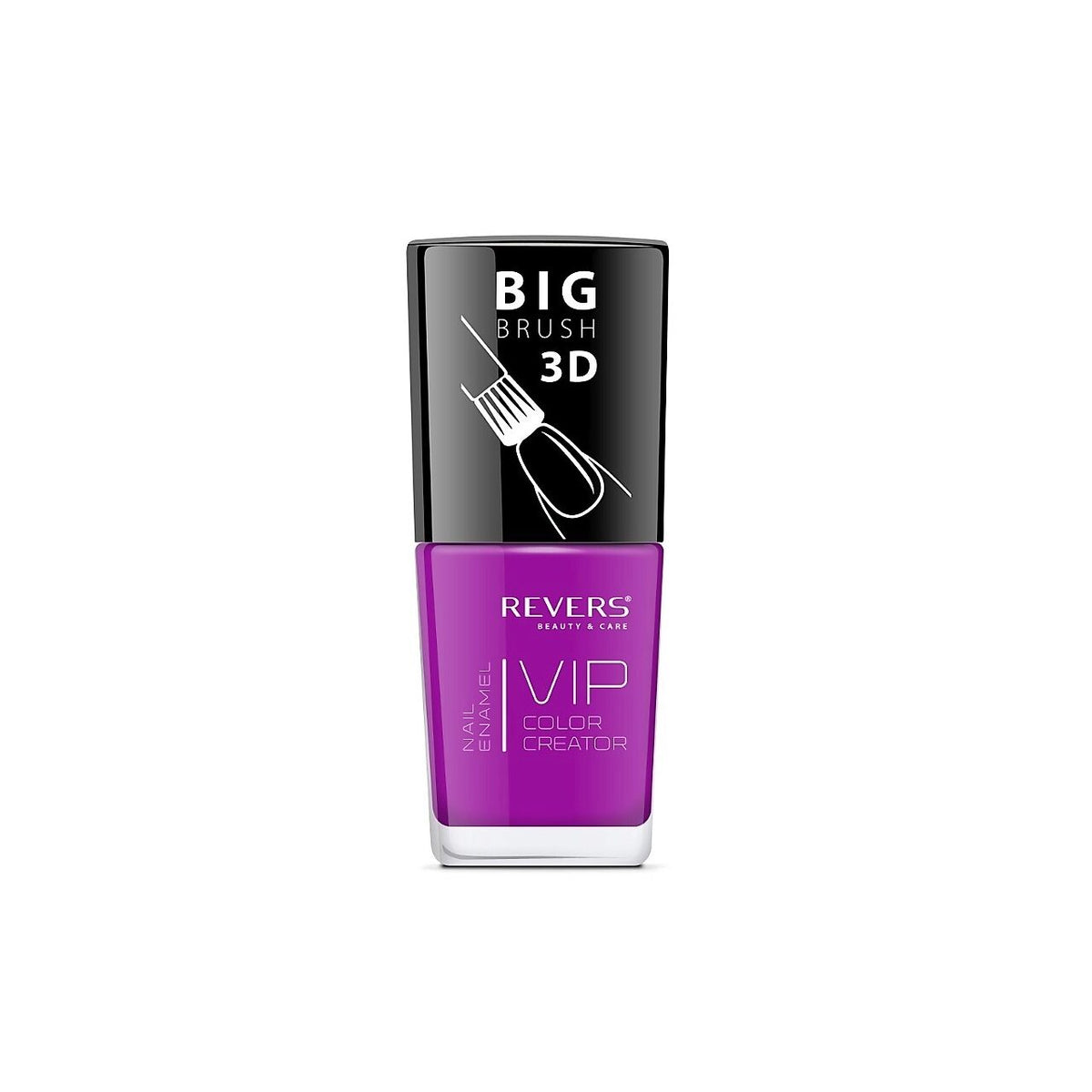 Lac de unghii Vip, 3D, Revers, mov, 12 ml, Nr 117 - Lucios