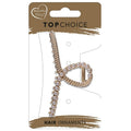 Agrafa de par stilizata cu decoratiuni aurii Top Choice 26973