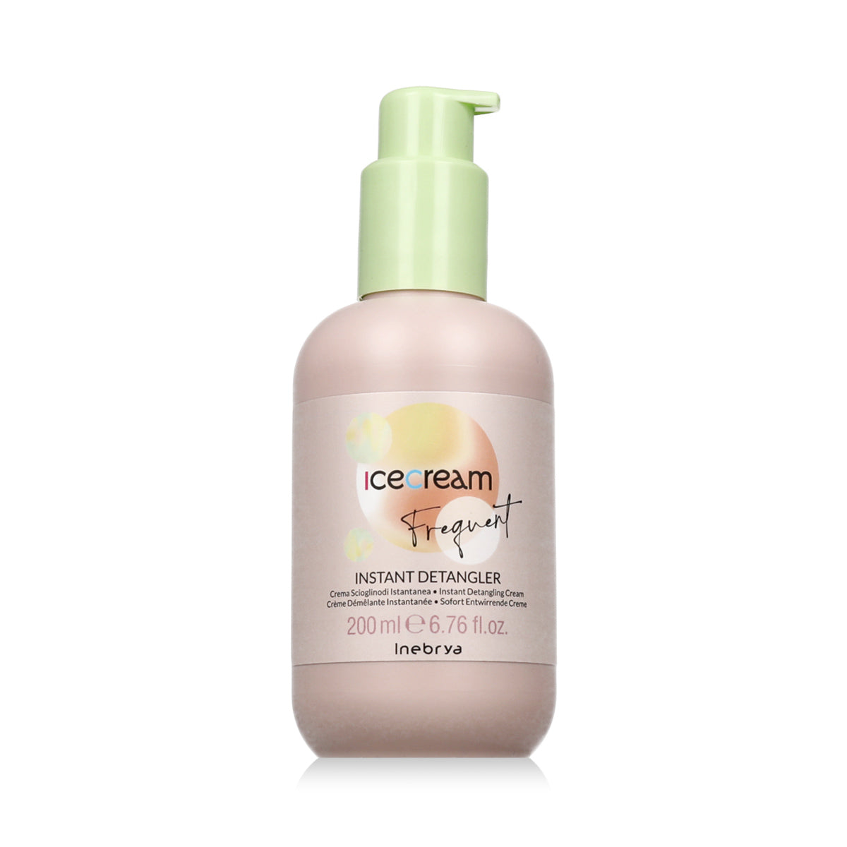 Inebrya, Ice Cream Frequent, Hair Leave-In Conditioner, Detangling, 200 ml