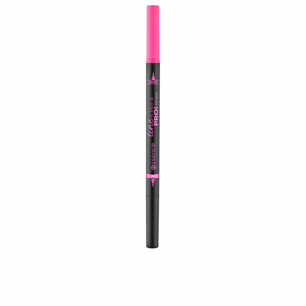 Essence, Line It Like a Pro!, Double-Ended, Liquid Eyeliner, 01, Black, 1.2 ml