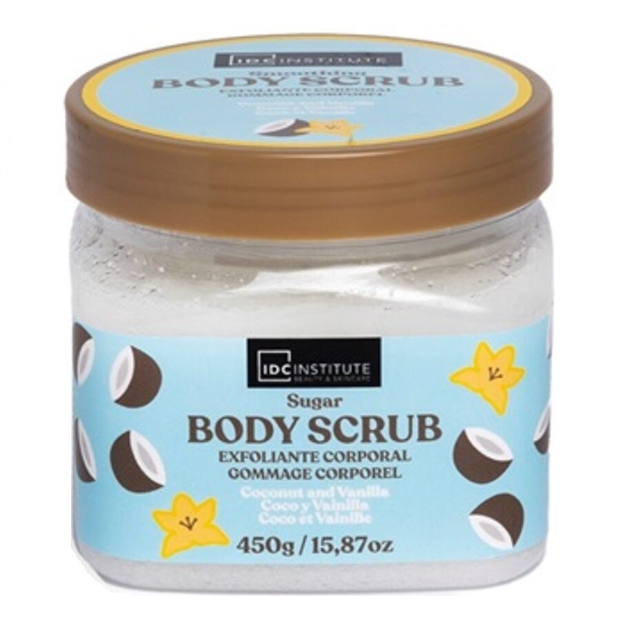 Scrub exfoliant pe baza de zahar cu cocos & vanilie IDC Institute 12209, 470G