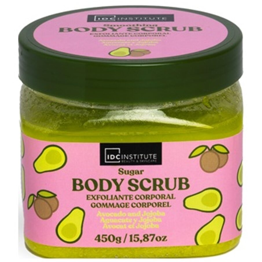 Scrub exfoliant pe baza de zahar cu avocado & jojoba IDC Institute, 12211, 470g
