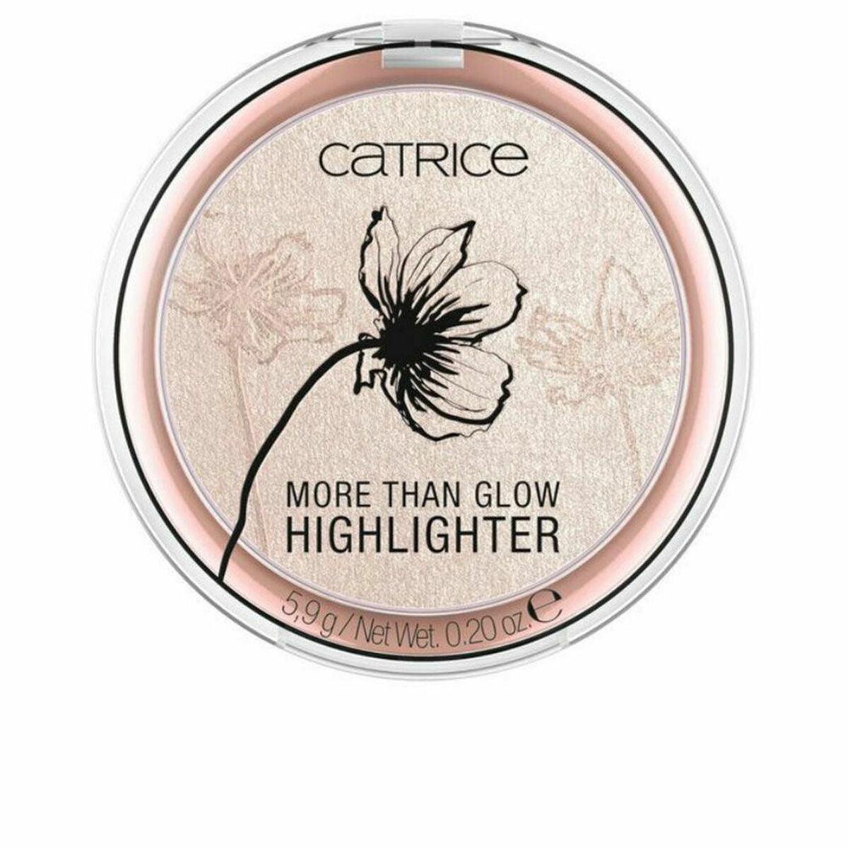 Catrice, More Than Glow, Luminous, Blush Highlighter Compact, 020, Rose Beam, 5.9 g