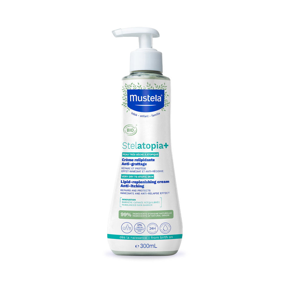 Mustela, Stelatopia+, Sunflower, Lipid Replenishing, Cream, 300 ml