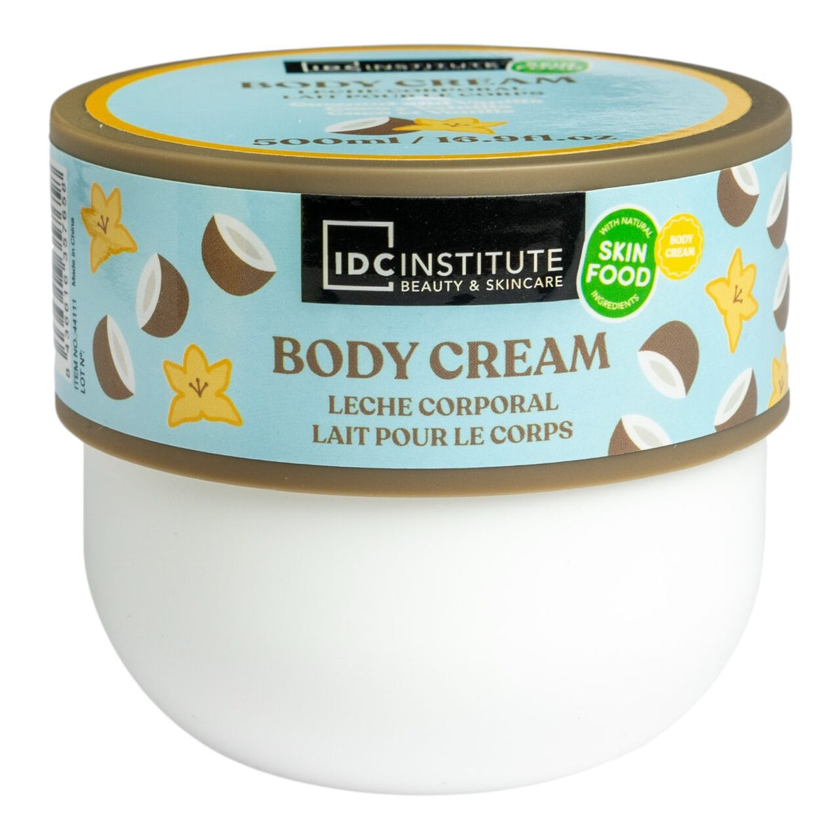 Lapte de corp Skin Food Body Cream Cocos & Vanilie, 500ml, 44111C, IDC Institute