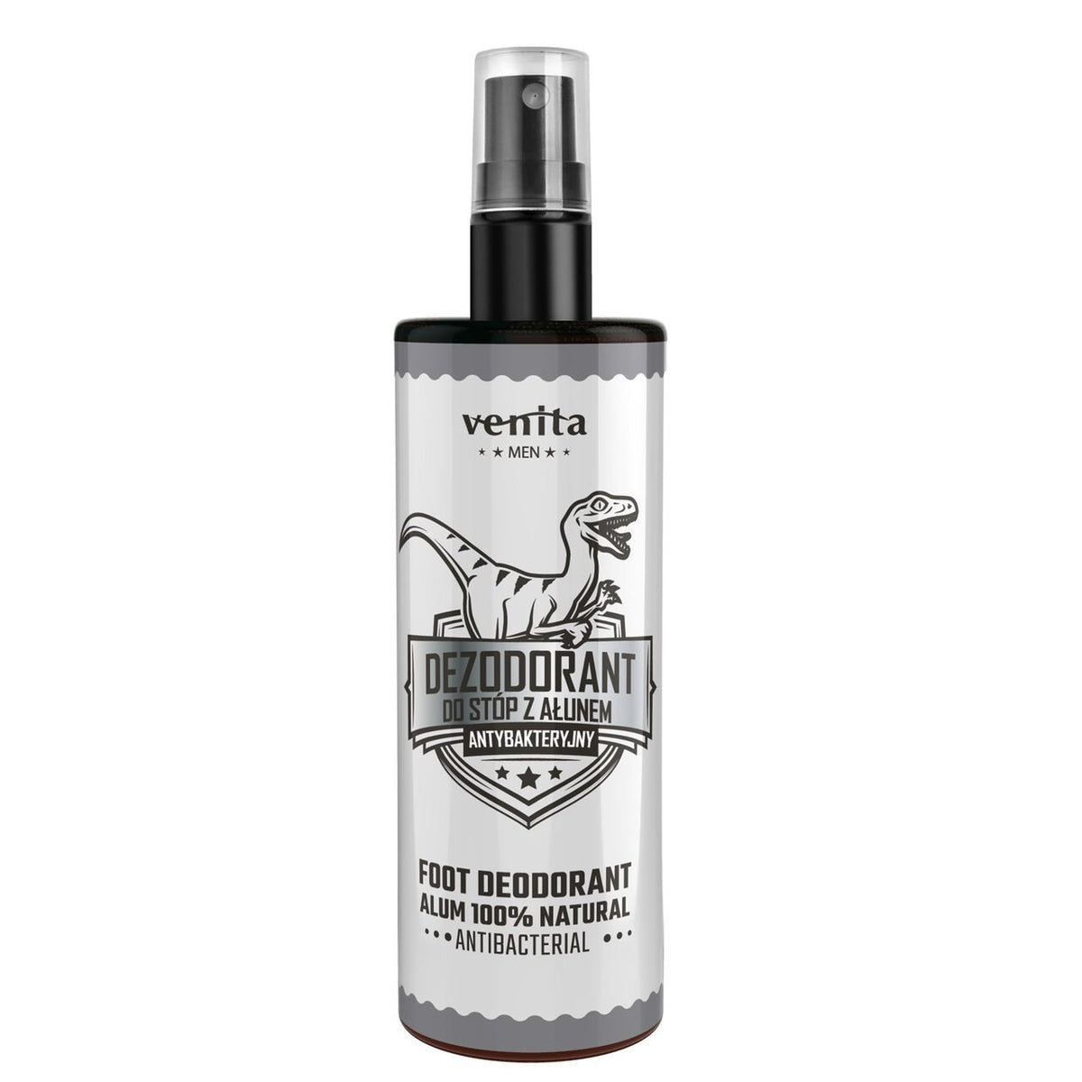 Deodorant antibacterian pentru picioare, cu alaun, pentru barbati, Venita, 100 ml