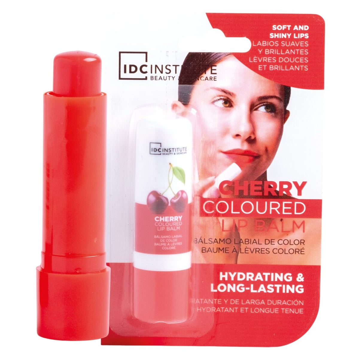 Balsam buze colorant cu cirese, 42096, IDC Institute