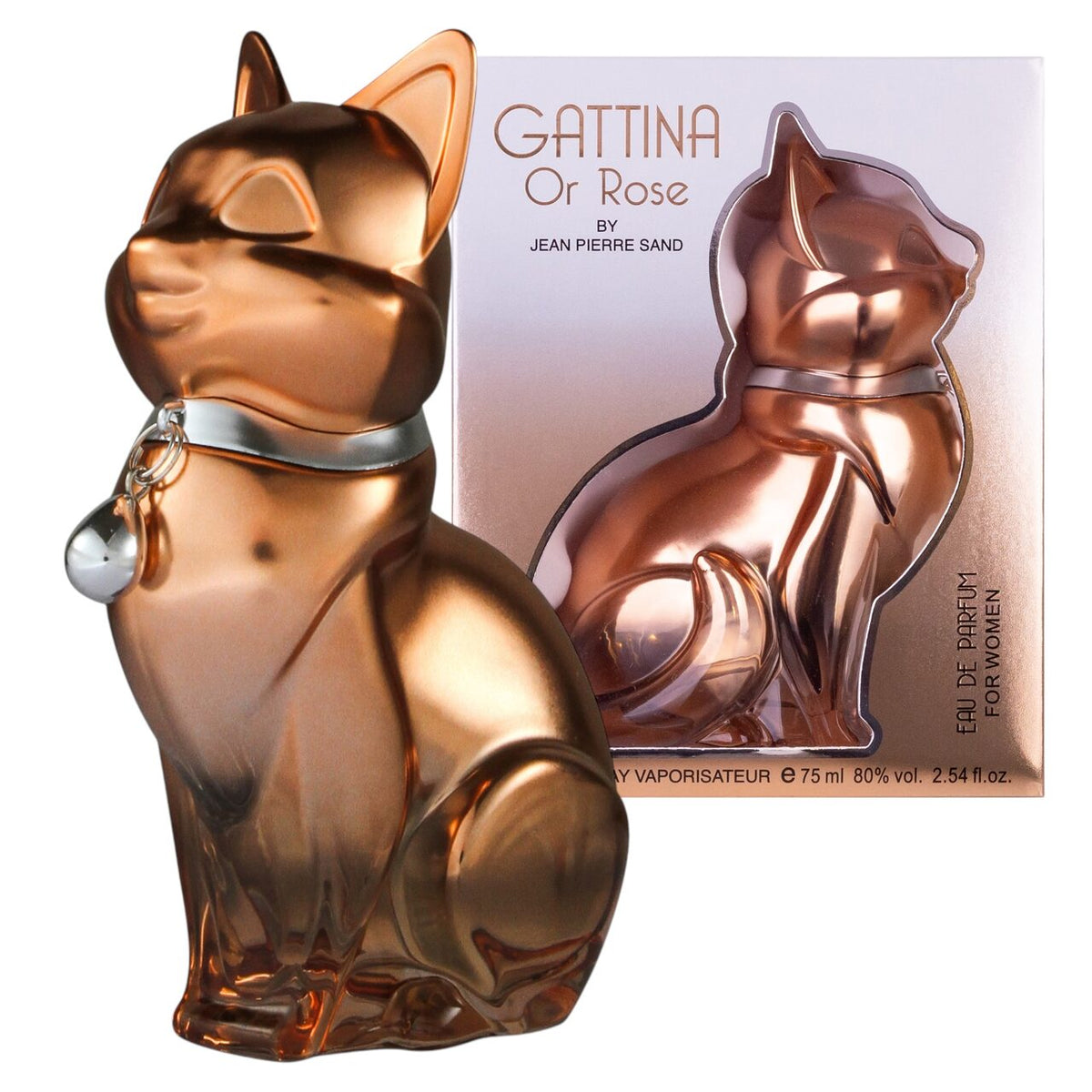 Apa de parfum pentru femei Gattina Or Rose, Accentra 8261353, 75ml
