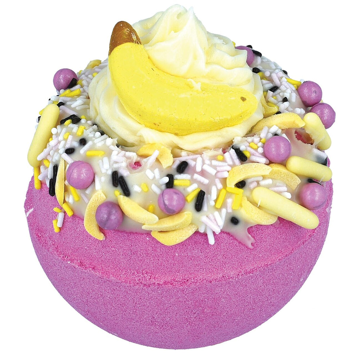 Bomba de baie efervescenta Banana Delight Raw Blaster 150g, Bomb Cosmetics