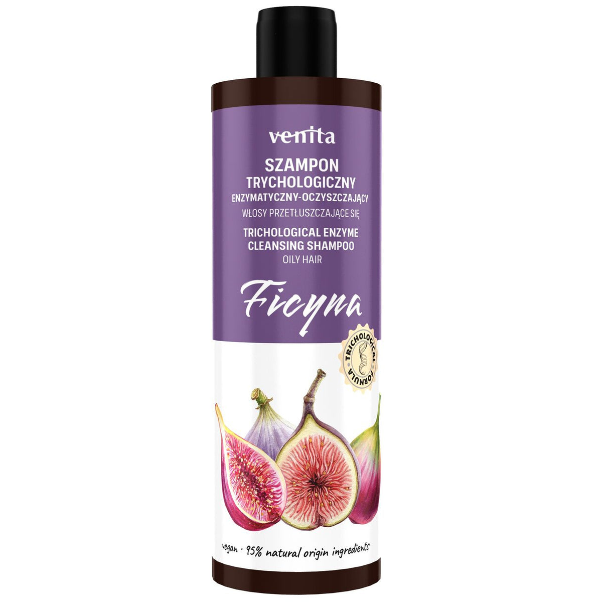 Sampon tricologic de curatare enzimatica, cu Ficina, Venita 300ml