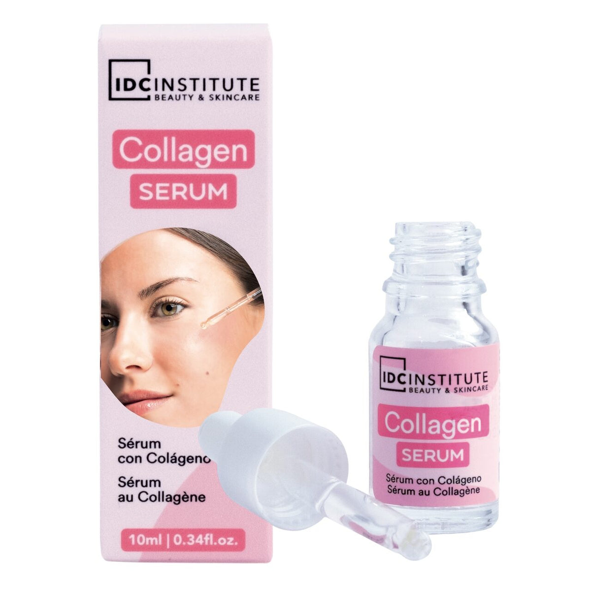 Ser cu colagen – fermitate & hidratare intensă, 10ml, IDC Institute, 90281
