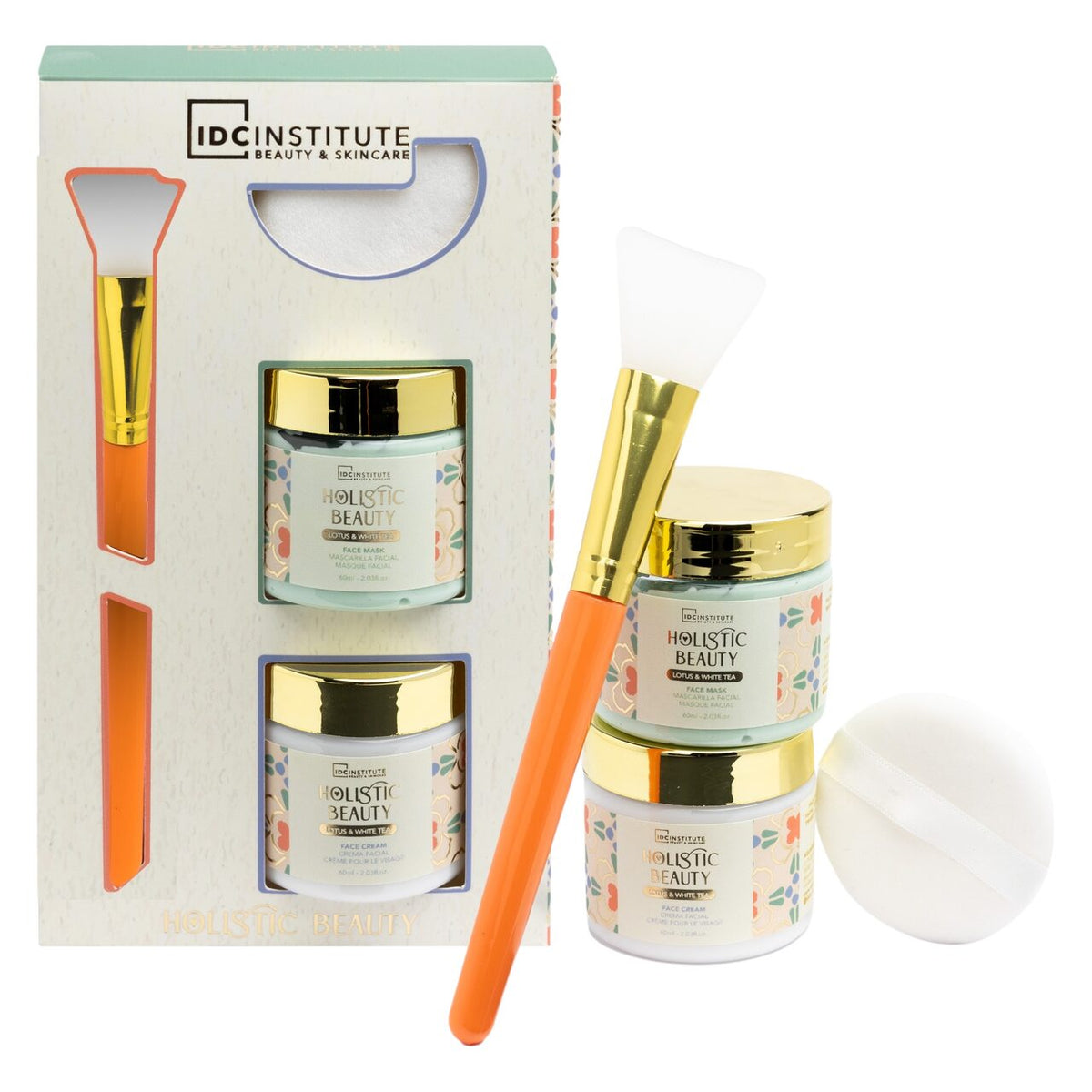 Set 4 produse de ingrijire Holistic Beauty, IDC Institute, 42215, 120ml