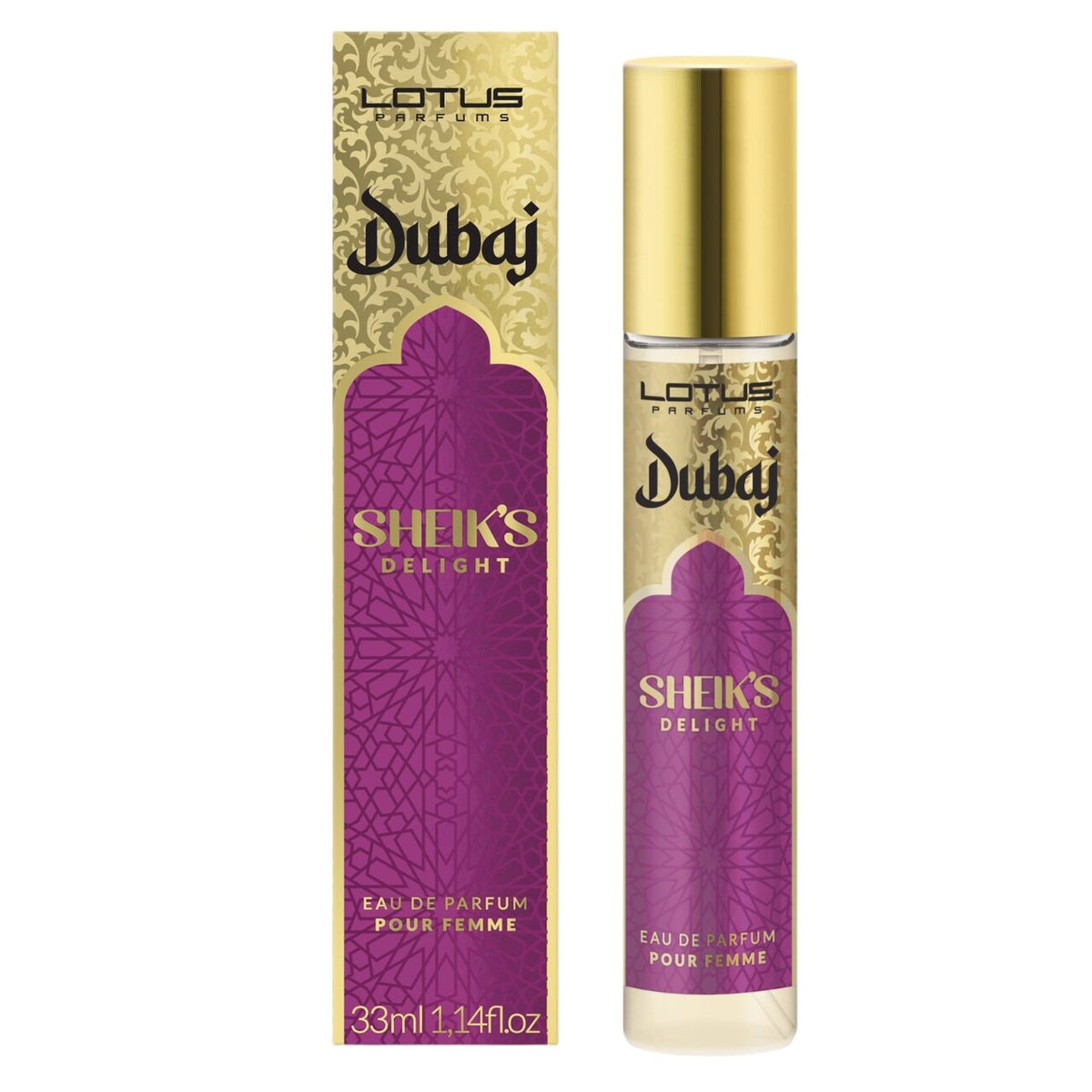 Parfum Femei Lotus Dubaj, Sheik's Delight, 33 ml