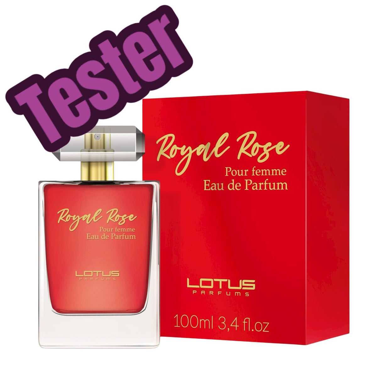 Tester Apa de parfum Royal Rose Revers, Femei, 100 ml