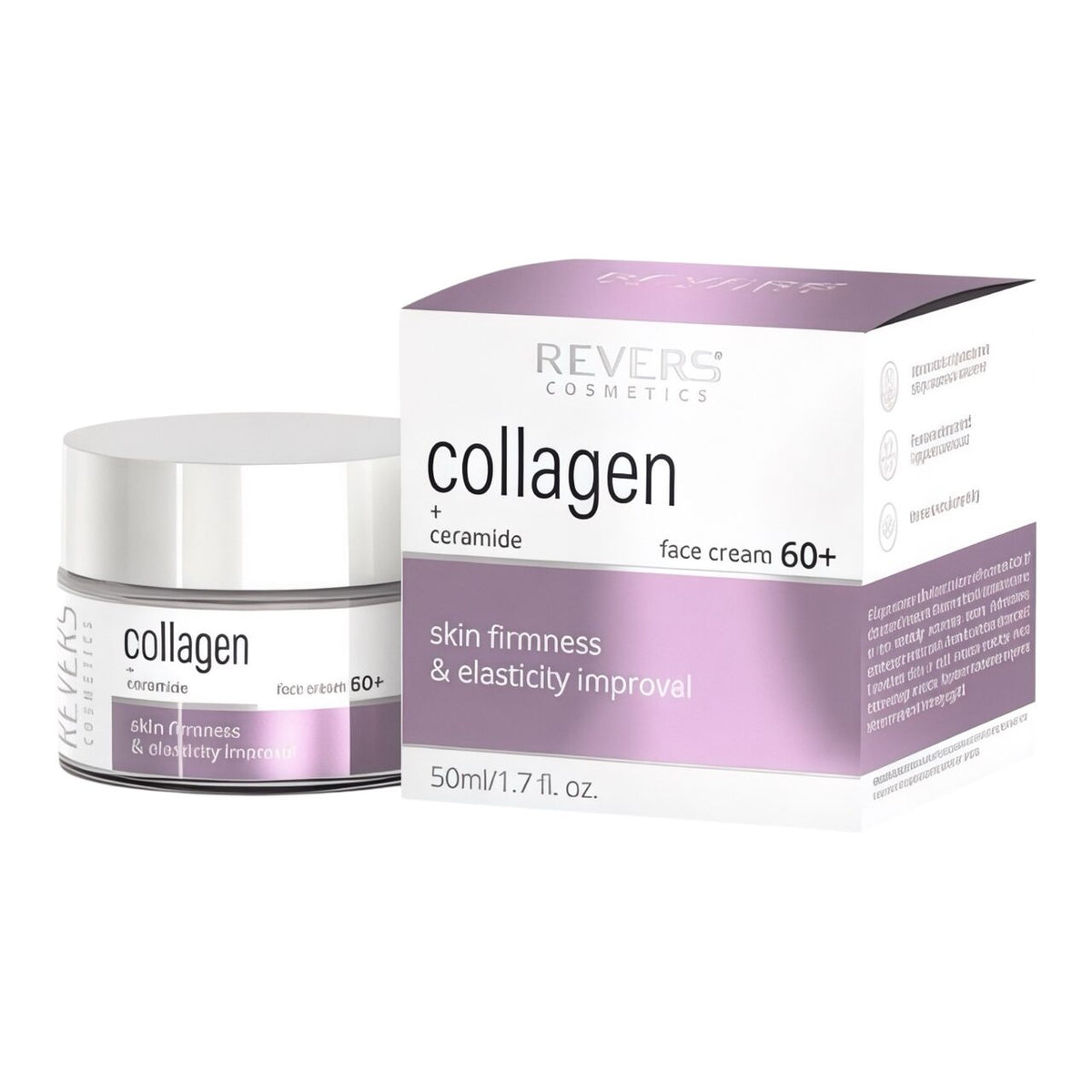Crema de fata Revers Collagen + Ceramide, 60+, fermitate si elasticitate, 50ml