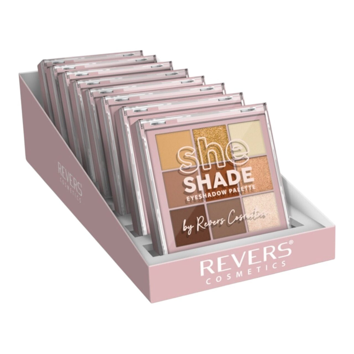 Paleta farduri de pleoape She Shade, set 8 bucăți Revers, 9 g