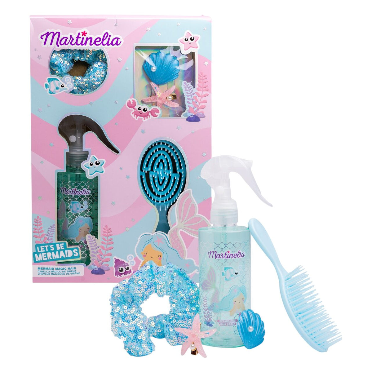 Set păr Hair Magic Let's Be Mermaids, Martinelia, 85446