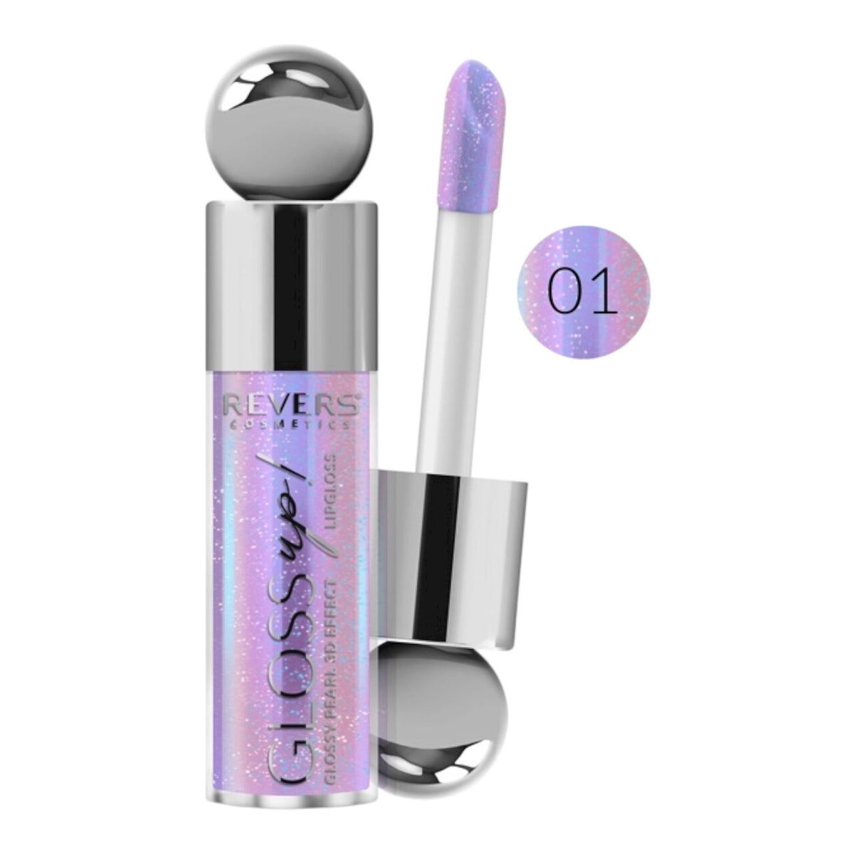 Gloss de buze 3D Gloss Up! 01 Chromatic Touch, Revers, 5 ml