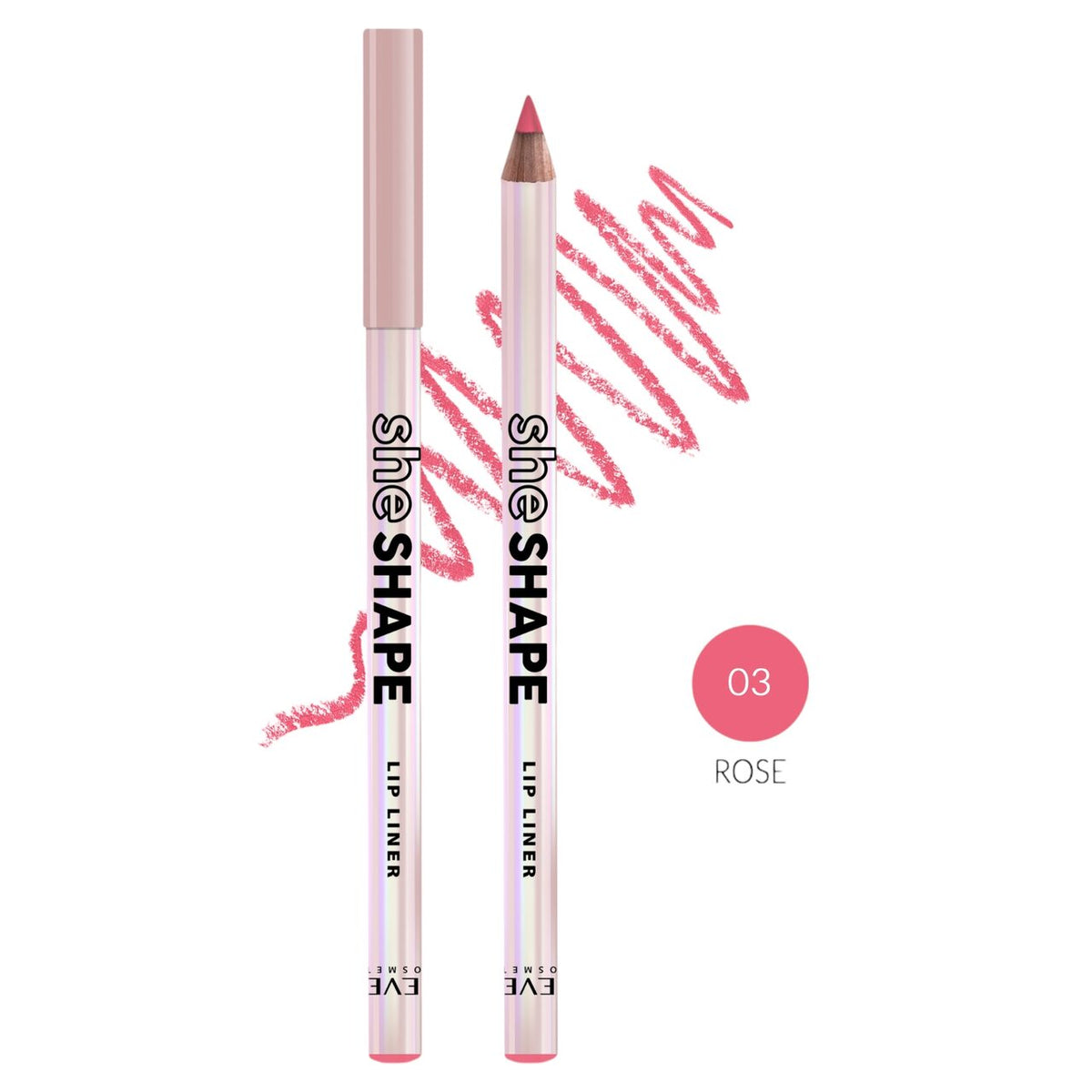 Creion contur de buze She Shape, Revers, Nr 03 Rose 1.8g