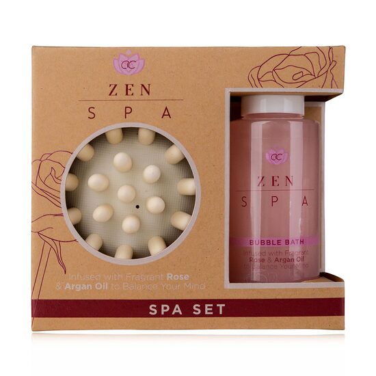 Set Wellness Zen spa Spumant & Perie de masaj, Accentra, 100 ml, 6057760,