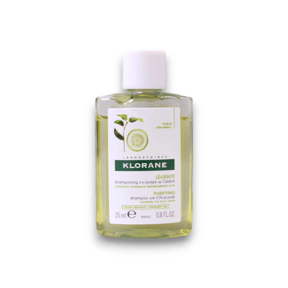 Klorane, Purifying, Hair Shampoo, For Cleansing, 25 ml