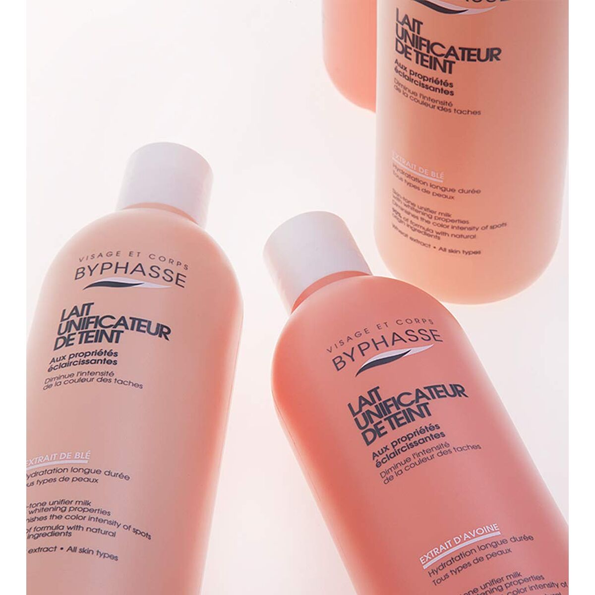 Byphasse, Byphasse, Wheat, Whitening, Body Milk, 500 ml