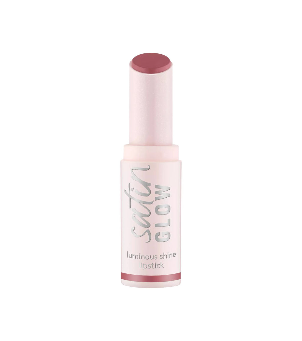 Essence, Satin Glow, Luminous, Cream Lipstick, 03, Rose And Shine, 3.5 g