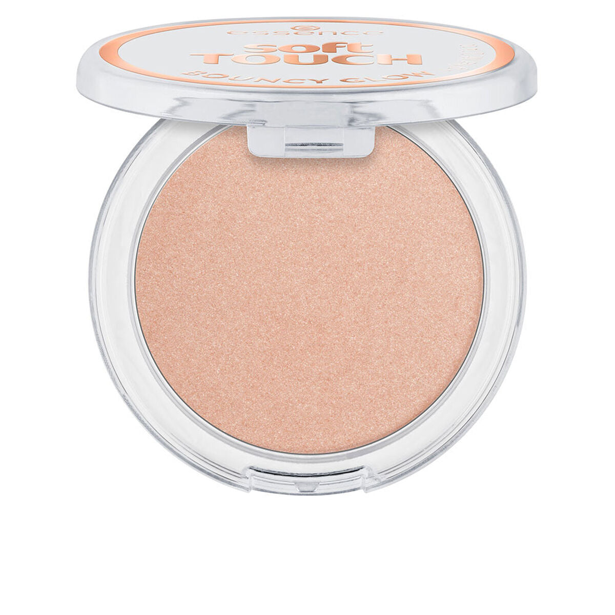 Essence, Soft Touch Bouncy Glow, Illuminating, Blush Highlighter Compact, 20, Glazed Dew, 4 g
