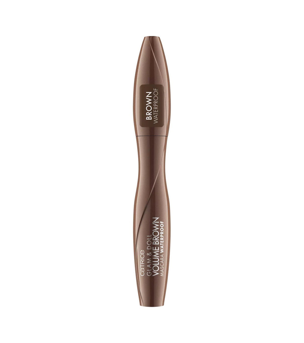 Catrice, Glam & Doll, Waterproof, Volumizing, Mascara, Brown, 10 ml