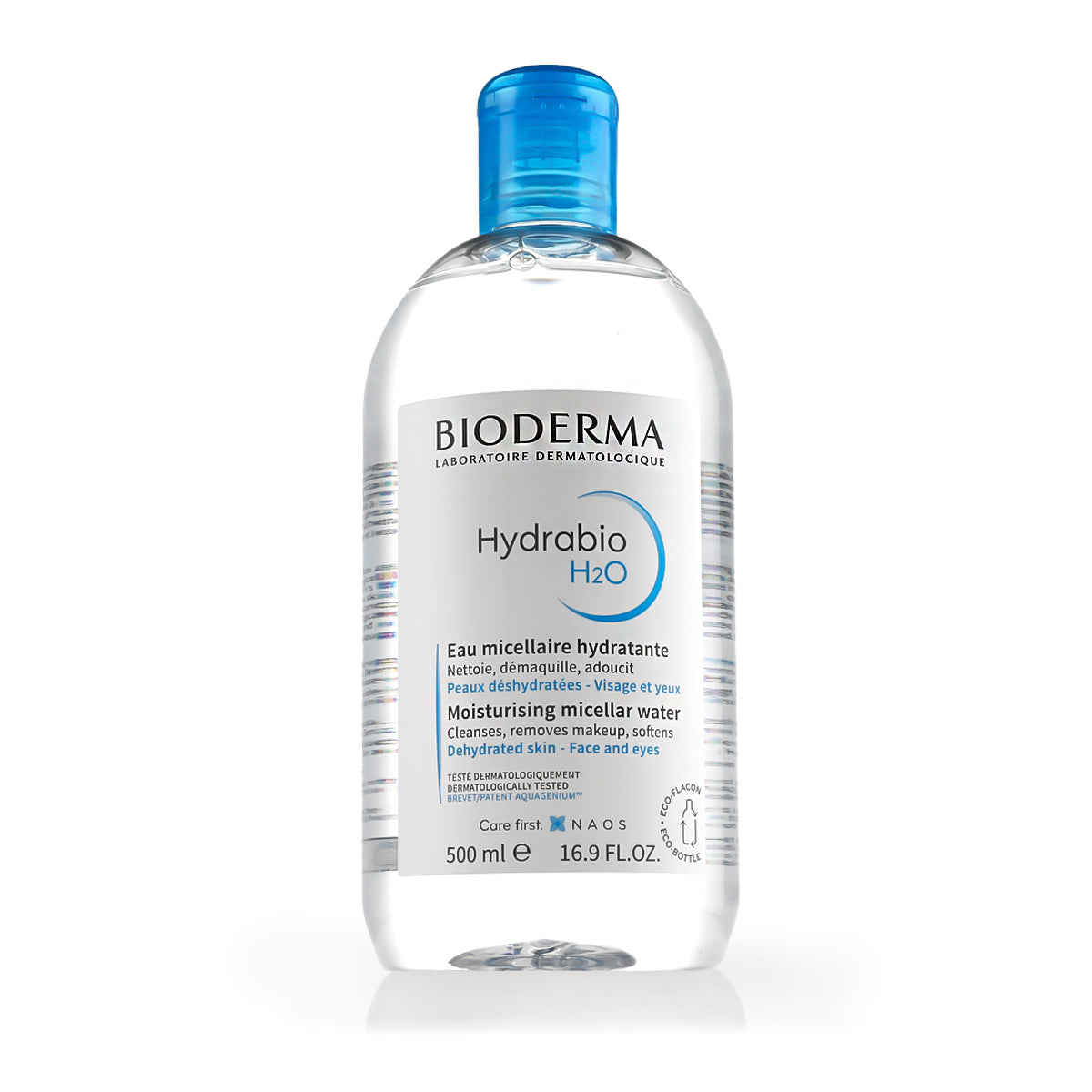 Bioderma, Hydrabio H2O, Cleansing, Micellar Water, For Sensitive & Dry Skin, 500 ml