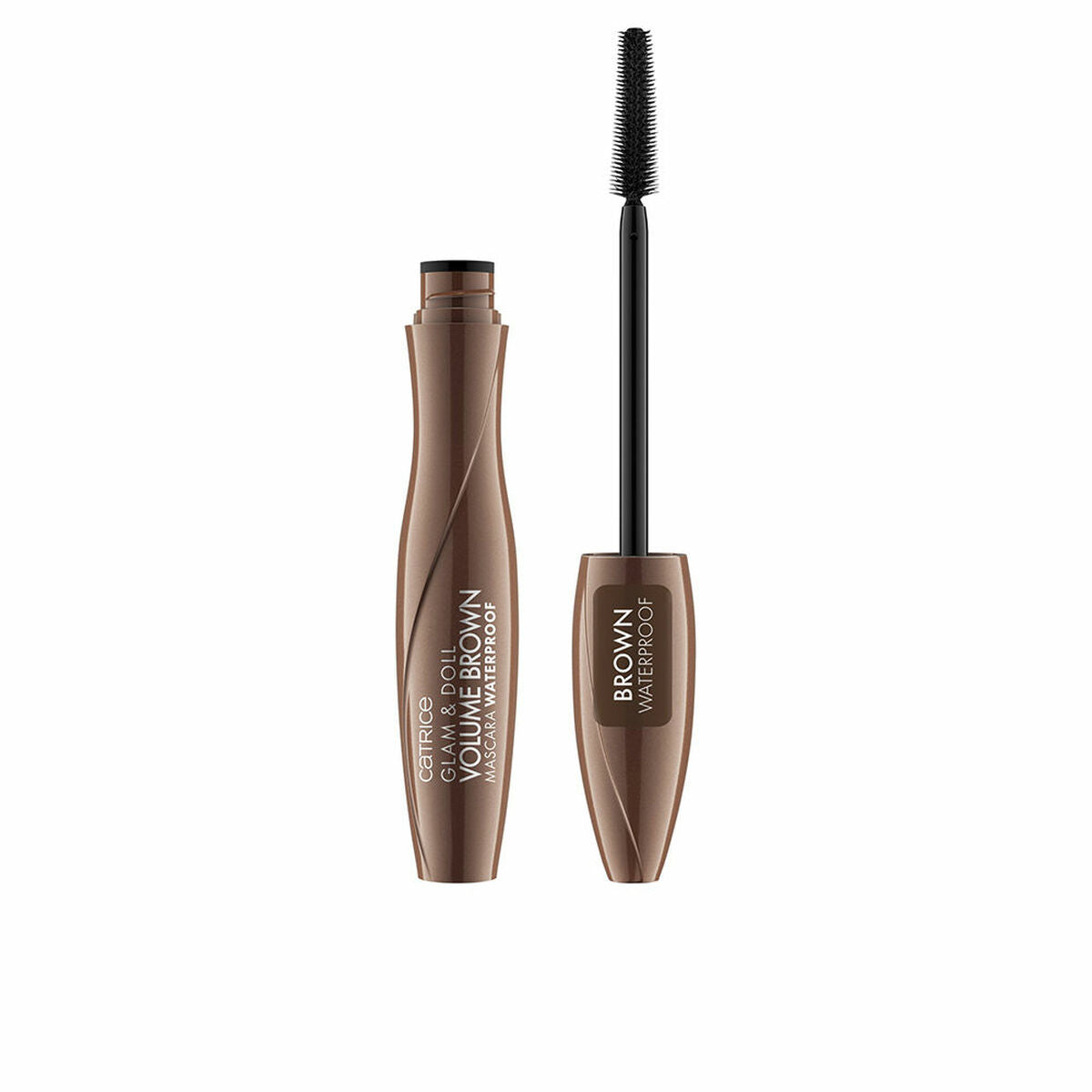 Catrice, Glam & Doll, Waterproof, Volumizing, Mascara, Brown, 10 ml
