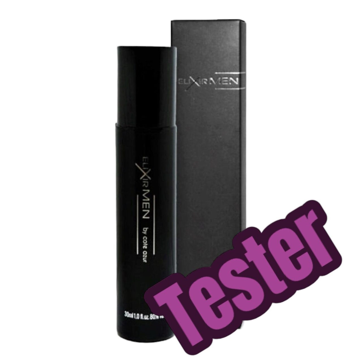 Tester Apa de toaleta Cote d'Azur, Elixir, Black, Barbati, Nr. 101, 30ml