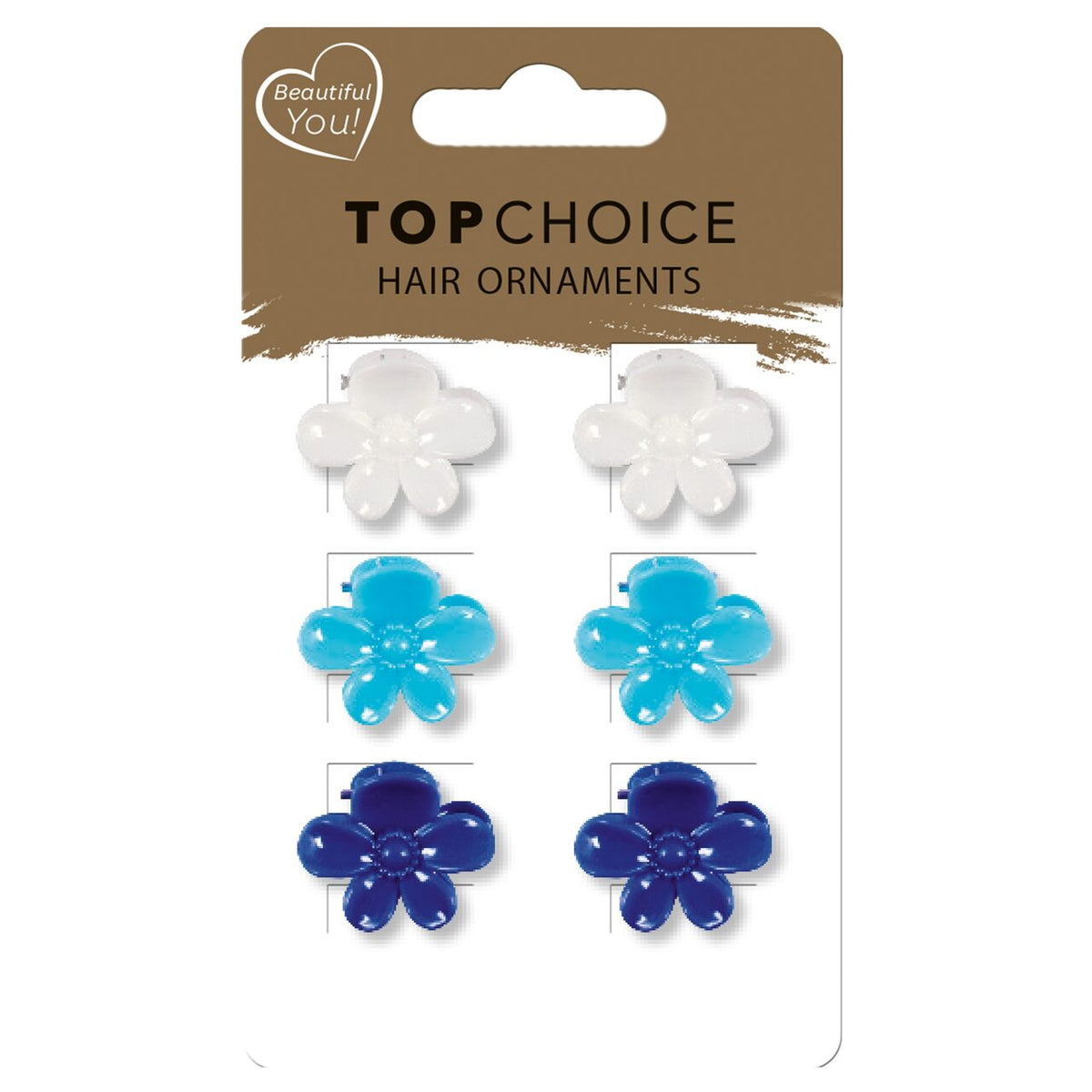 Set 6 Clestisori de par, pentru copii, Top Choice 24153