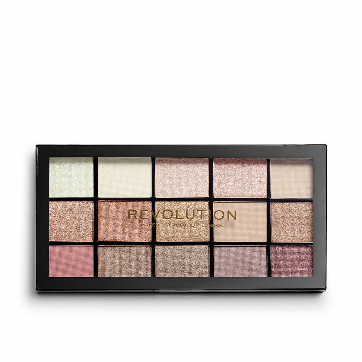 Makeup Revolution, Reloaded Palette, Eyeshadow Palette, Reloaded Iconic, 15 Shades, 16.5 g