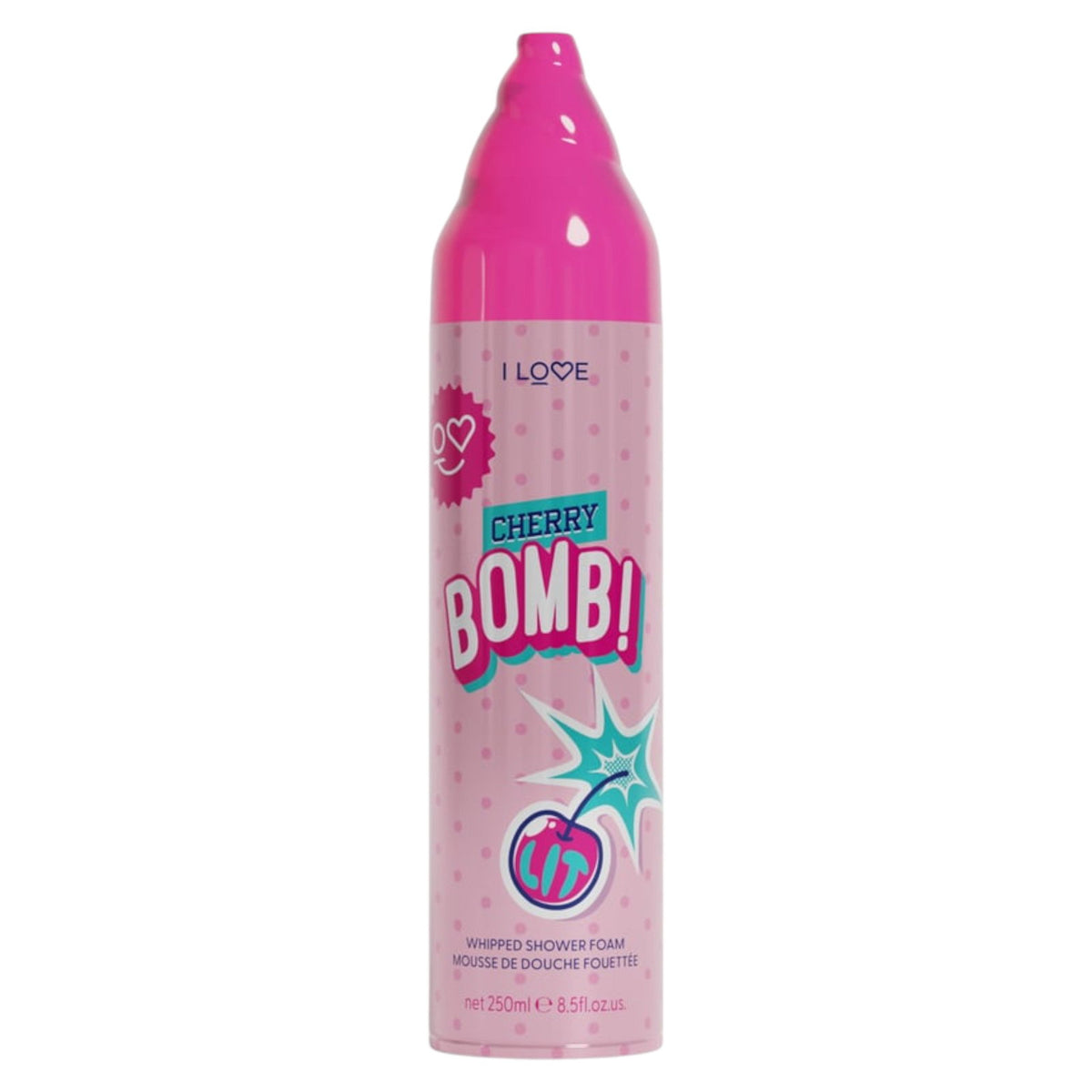 I Love, Cherry Bomb, Vegan, Shower Mousse, 250 ml