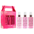 Set Trio, The Luxury Bathing Company, Sweet Vanilla & Almond Glaze, Refreshing, Body Spray, For Hair & Body, 3 pcs, 100 ml