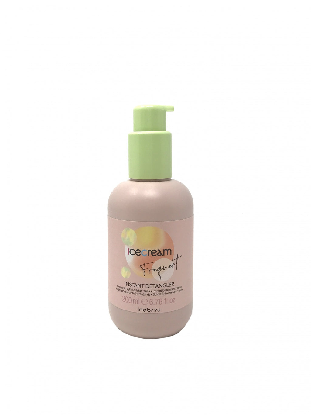 Inebrya, Ice Cream Frequent, Hair Leave-In Conditioner, Detangling, 200 ml