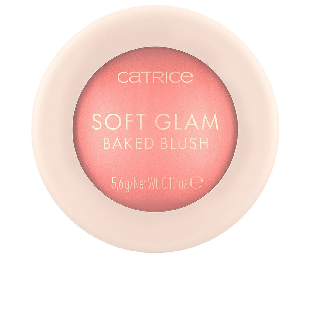 Catrice, Soft Glam Baked Blush, Luminous, Blush Compact Powder, 010, On Cloud Pink, 5.6 g