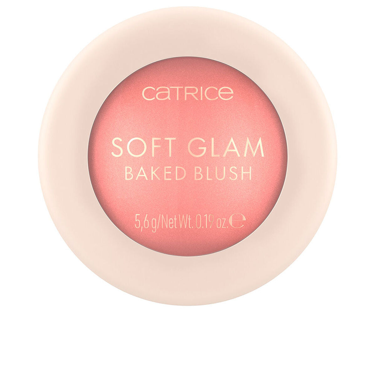 Catrice, Soft Glam Baked Blush, Luminous, Blush Compact Powder, 010, On Cloud Pink, 5.6 g
