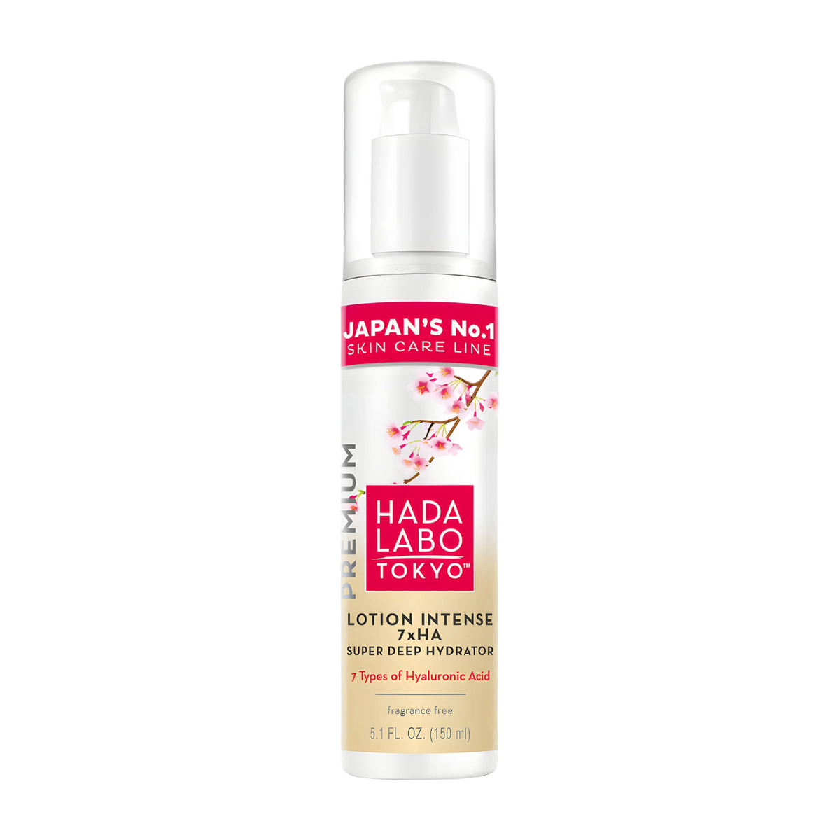 Hada Labo Tokyo, Premium, 7 x Ha, Deep Hydration, Day, Lotion, Face, 150 ml