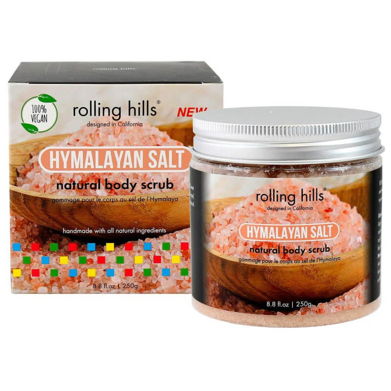 Rolling Hills, Himalayan Salt, Eliminates Impurities, Body Scrub, 250 g